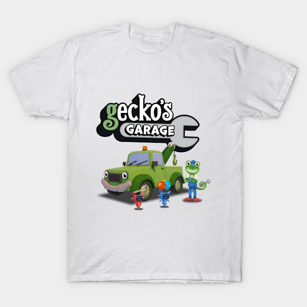 Geckos Garage T-Shirt by moreirapod